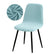 Sky Blue Jacquard Stolsöverdrag