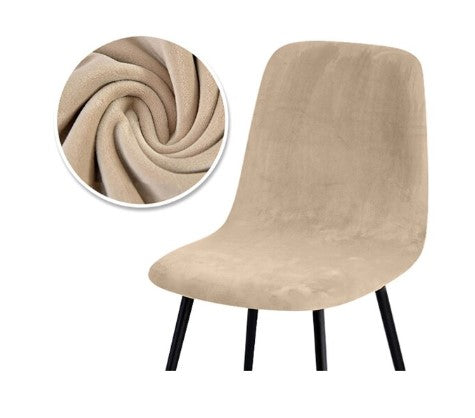 Camel Velvet Stolsöverdrag