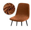 Mörk Orange Sammetsstolsöverdrag